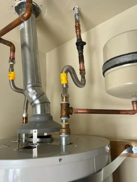 Water heater installation and plumbing repair in Newfield